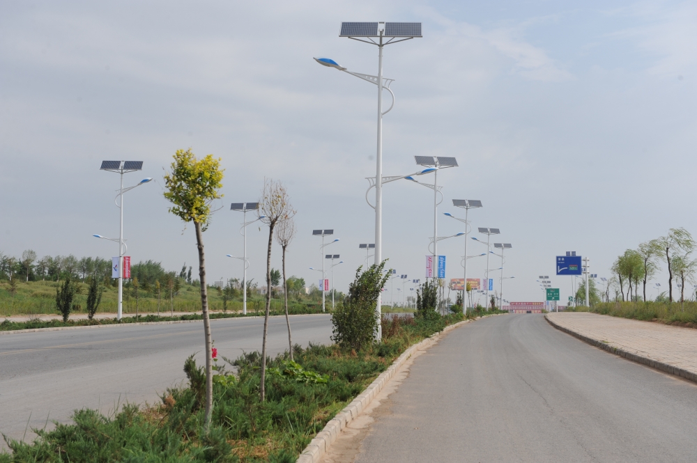 太阳能路灯提高的城市整体环境